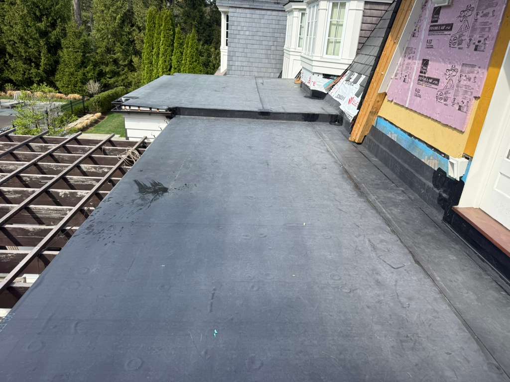 Commercial flat roof